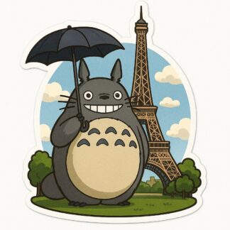 Autocollant Totoro à Paris en France décoration decostickerstore - V3TFAT