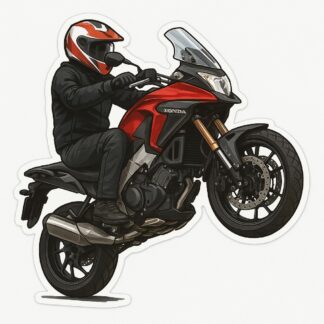 Autocollant Wheelie de la Honda Crossrunner décoration decostickerstore - FVZLV5