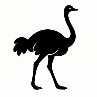 Sticker autocollant Autruche décoration decostickerstore - 1MSUAH
