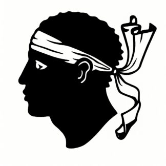 Sticker autocollant Corse maure décoration decostickerstore - 5FZSTC