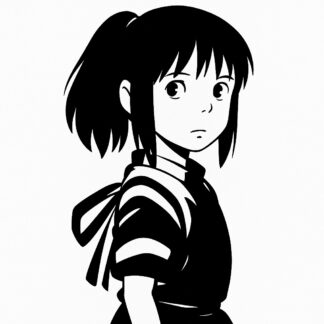 Sticker autocollant Manga Chihiro décoration decostickerstore - WEHOFT