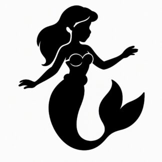 Sticker autocollant Sirène Ariel décoration decostickerstore - MUEZTX