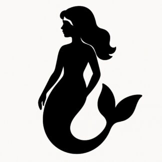 Sticker autocollant Sirenetta décoration decostickerstore - RICBAK