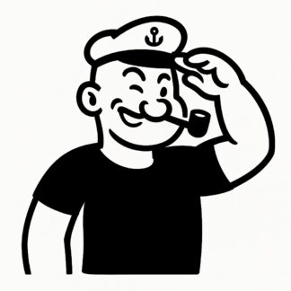 Sticker autocollant Tee tarra kippari-kallesta décoration decostickerstore - NZYFPW