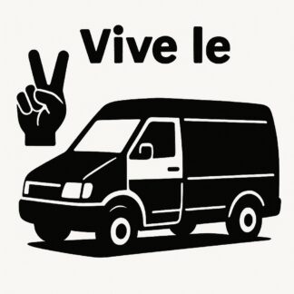 Sticker autocollant Vive le Kastenwagen décoration decostickerstore - DZRQZV