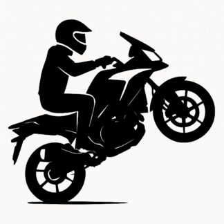 Sticker autocollant Wheelie de la Honda Crossrunner décoration decostickerstore - DMPMD9