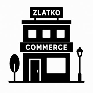 Sticker autocollant Zlatko Commerce décoration decostickerstore - JY5G18