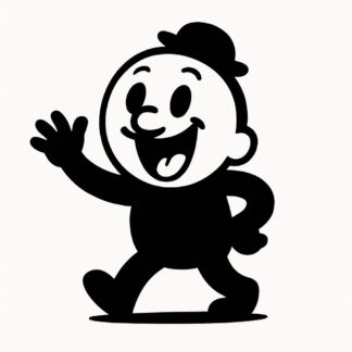 Sticker autocollant personnage humour décoration decostickerstore - KKFO2Z