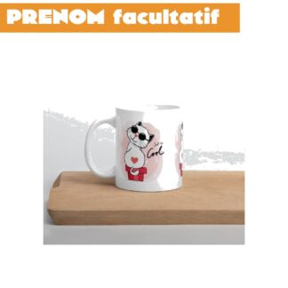 Mug Blanc Brillant Just be cool chat