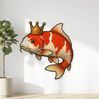 Autocollant Carpe koi royale décoration decostickerstore - 4J9IJN