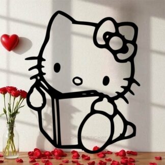 Sticker autocollant Hello Kitty livre
