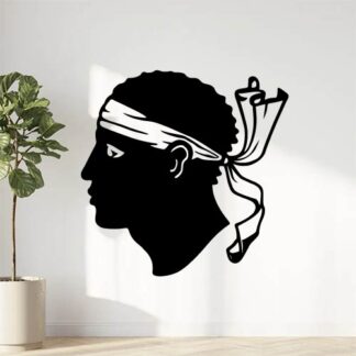Sticker autocollant Corse maure décoration decostickerstore - 5FZSTC