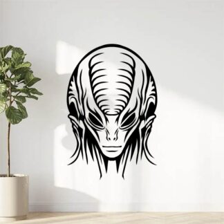 sticker autocollant ovni extraterrestre alien 8 5YAXA