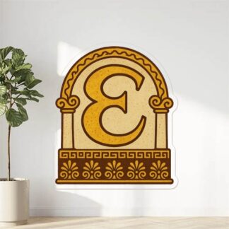 Autocollant delphique epsilon décoration decostickerstore - 6KXXZ3