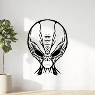 sticker autocollant ovni extraterrestre alien 7 6NRY6