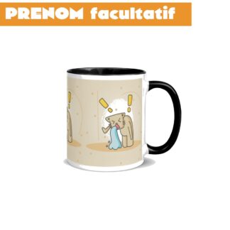 Mug Coloré chat qui vomit