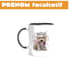 Mug en céramique blanche 11oz avec intérieur coloré Westy