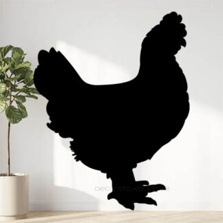 Sticker autocollant poule
