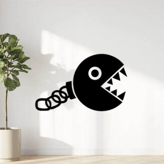 Sticker autocollant chain chomp Mario bross