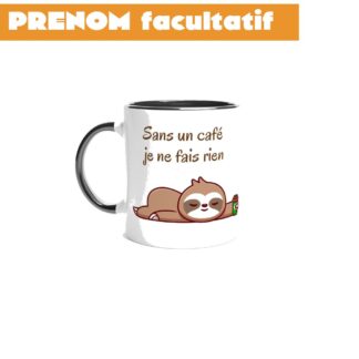 Mug 325 ml (11 oz) avec intérieur coloré paresseux