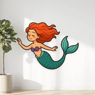 Autocollant Sirenetta qui nage décoration decostickerstore - 8XYWZL