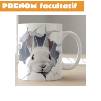 Mug en céramique 325 ml (11 oz) lapin A5JT4