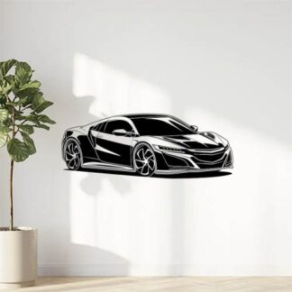 Sticker Autocollant voiture muscle car silouhette BVw187290