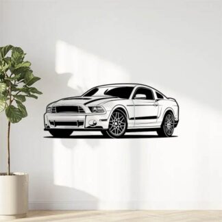 Sticker Autocollant voiture sport silouhette BVw187297