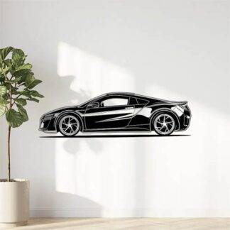 Sticker Autocollant voiture sport silouhette BVw187298