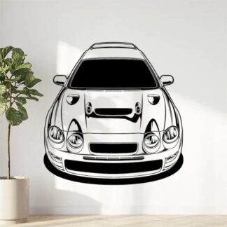 Sticker Autocollant voiture sport silouhette BVw187303