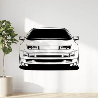 Sticker Autocollant voiture muscle car silouhette BVw187306