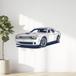 Sticker Autocollant voiture sport silouhette BVw187308