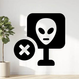 sticker autocollant alien extraterrestre ovni 8 DEDSO