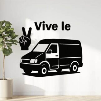Sticker autocollant Vive le Kastenwagen décoration decostickerstore - DZRQZV