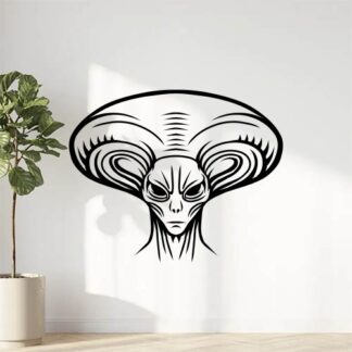 sticker autocollant ovni extraterrestre alien 10 GUUJ7