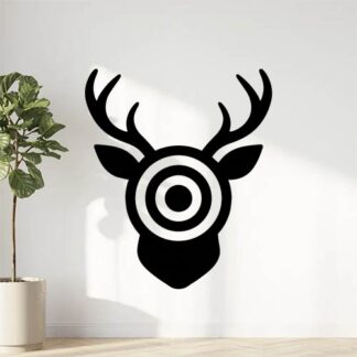 Sticker autocollant Tête de cerf cible décoration decostickerstore - IQHEZB