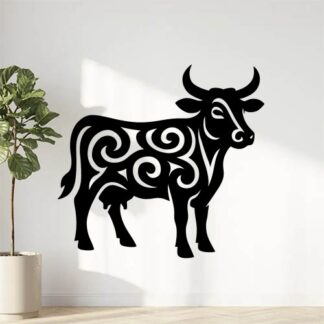 Sticker autocollant Vache tribal décoration decostickerstore - IYJOTY