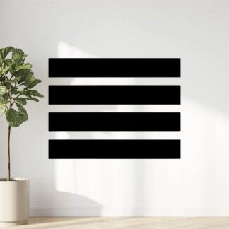 Sticker autocollant bandes transversales décoration decostickerstore - JLTSHU