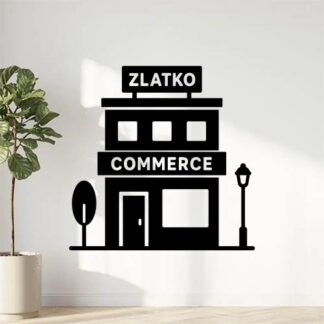 Sticker autocollant Zlatko Commerce décoration decostickerstore - JY5G18