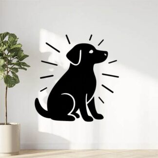 Sticker autocollant Chien brillant décoration decostickerstore - NGCRWU