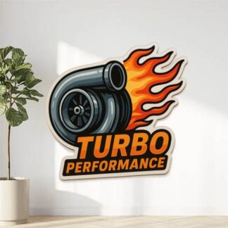 Autocollant PERFORMANCE TURBO décoration decostickerstore - R29HZH