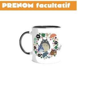 Mug en céramique blanche de 325 ml (11 oz) avec intérieur coloré My friend