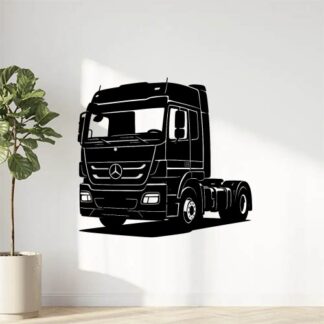 Sticker autocollant Tracteur Mercedes Aktros mp3 décoration decostickerstore - TRHZ8F