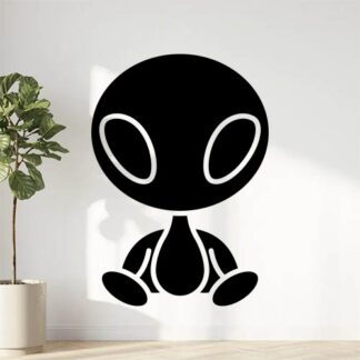 sticker autocollant ovni alien extraterrestre 8 UL9SS