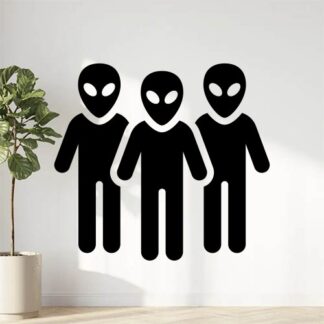 sticker autocollant alien extraterrestre ovni 6 UZFJE