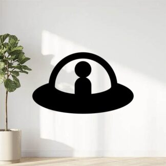 sticker autocollant ovni alien extraterrestre 2 YYWVG