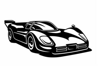 sticker autocollant voiture chambre enfant C6NTQ