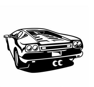 sticker autocollant voiture chambre enfant WP46B