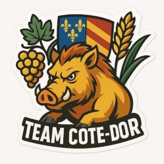 Autocollant Team Côte d'or décoration decostickerstore - NA7OTI