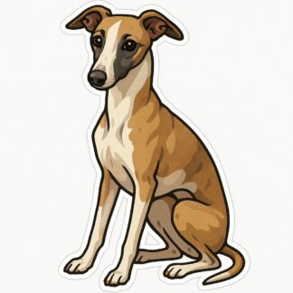 Autocollant Whippet décoration decostickerstore - VUGQJP